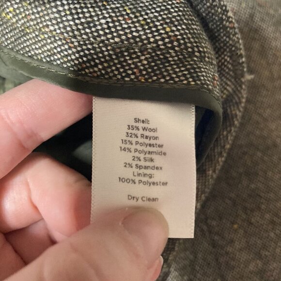 Talbots Heritage Dress Pants Womens Size 10P Wool Blend Wide Leg Career - Picture 3 of 4